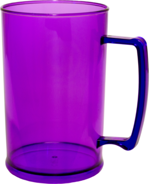 Caneca roxo translucido