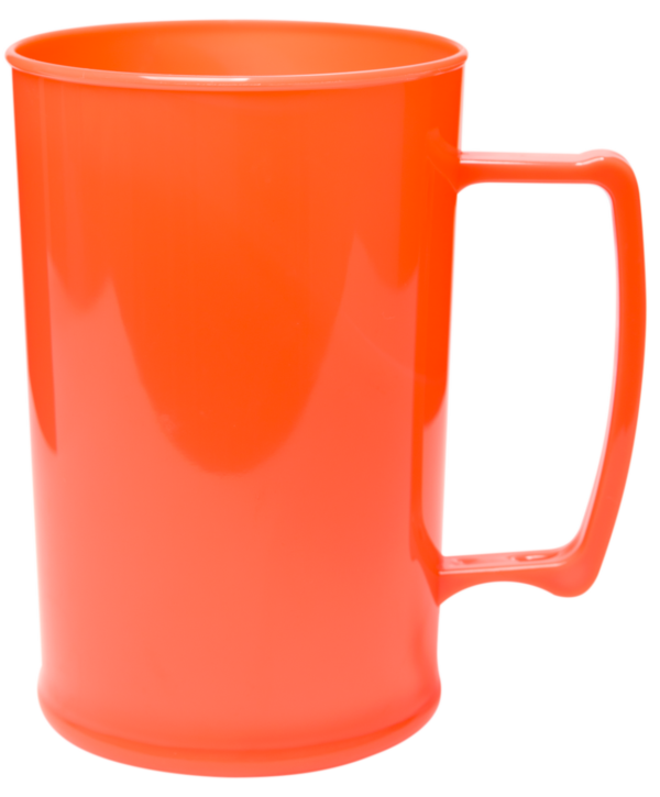 Caneca tangerina neon