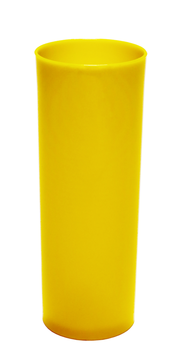 LONG DRINK 320 ML AMARELO SOLIDO (CX 80)