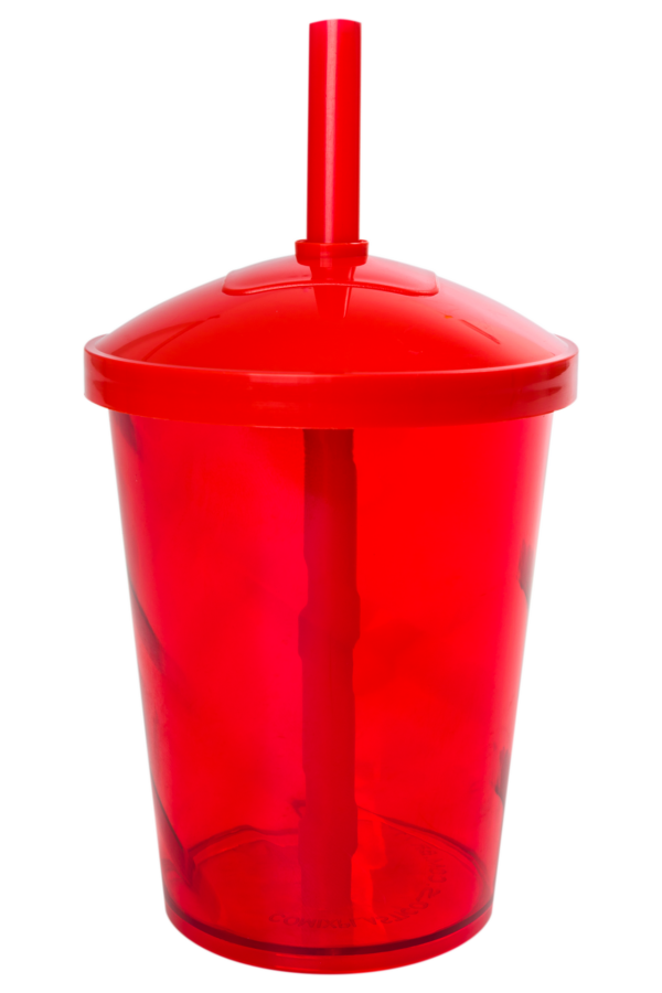 Mini Shake Vermelho Translucido