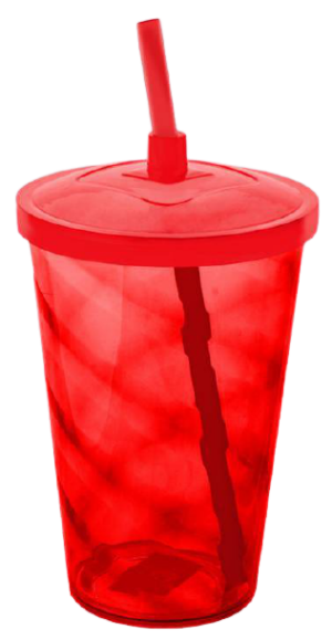 Big Shake Vermelho Translucido