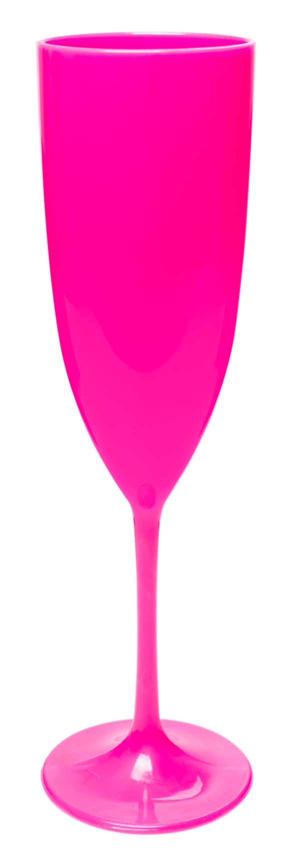 Taça Champanhe Rosa Solido