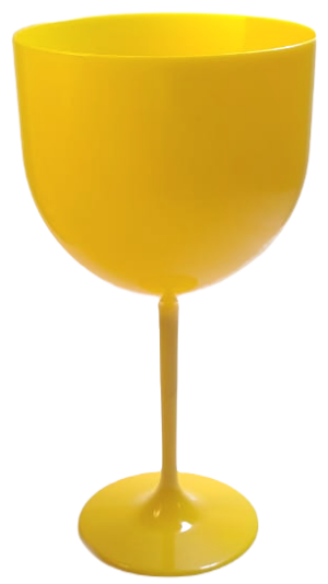Taça Gin Amarelo Solido