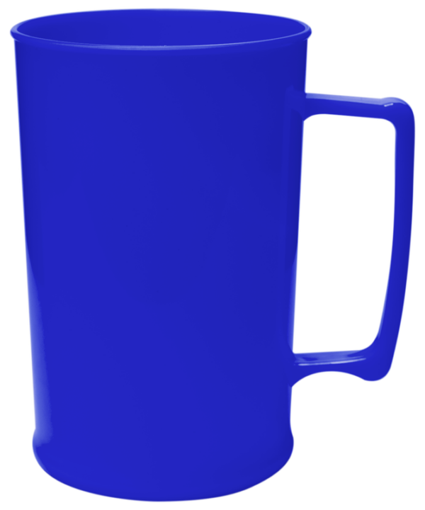 caneca azul solido