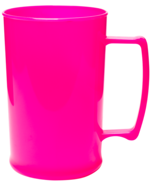 Caneca rosa solido